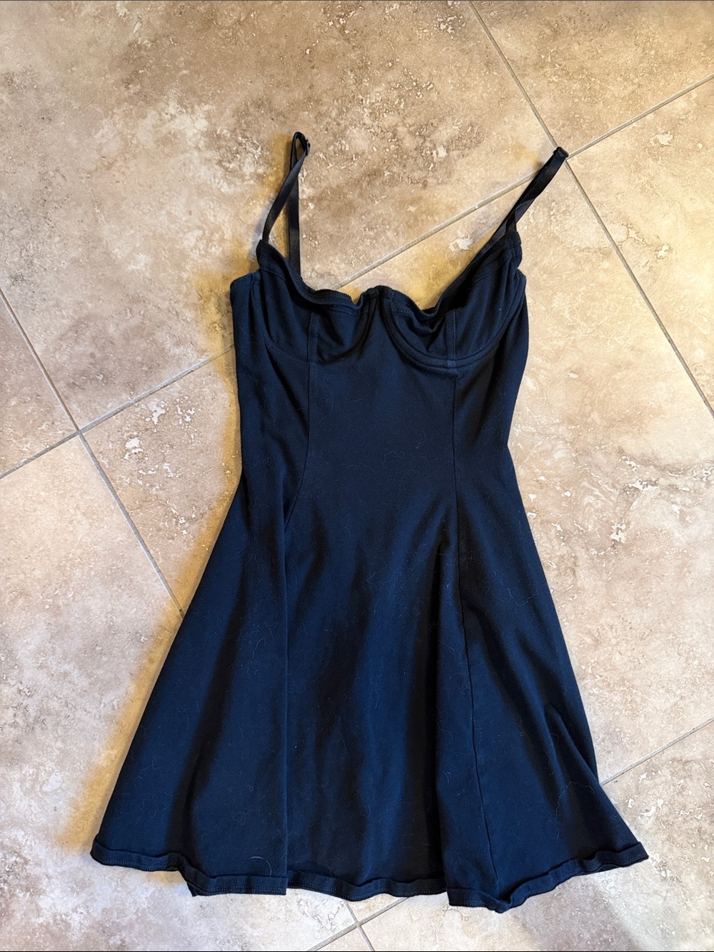 Vintage American apparel bustier mini dress S